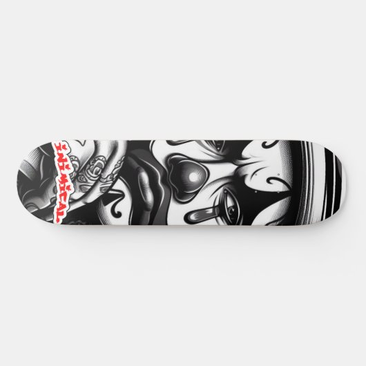Inimical triest vier uur skateboard (Horizontaal)