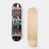 Inimical Wildstyle Graffiti Abstract Skateboard (Voorkant)