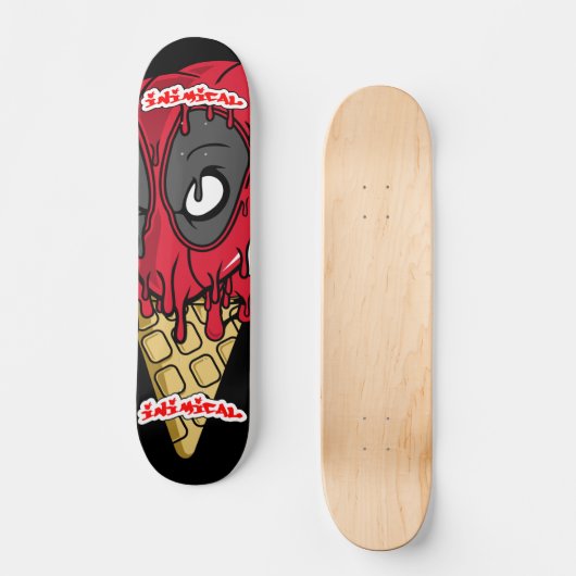 Inimisch dodelijk ijskap skateboard (Voorkant)
