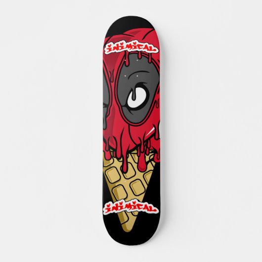 Inimisch dodelijk ijskap skateboard (Voorkant)