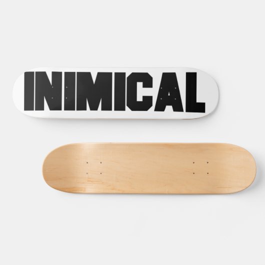 Inimisch-effectlettertype-Logo Skateboard (Horizontaal)