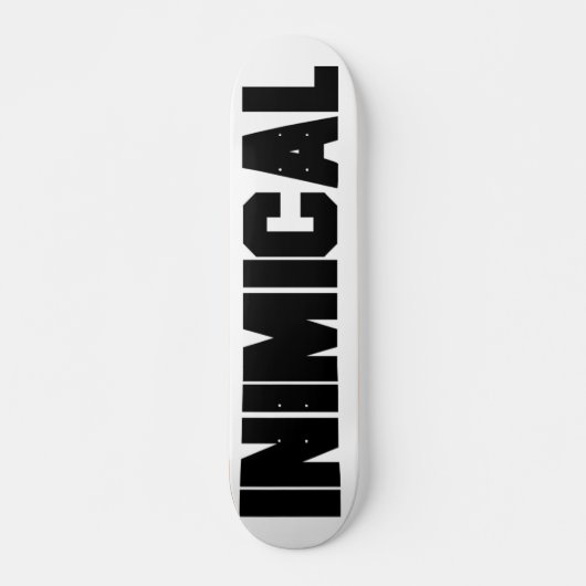 Inimisch-effectlettertype-Logo Skateboard (Voorkant)
