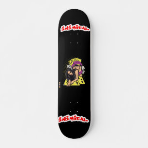 Inimisch hete stuk van het luisdek skateboard