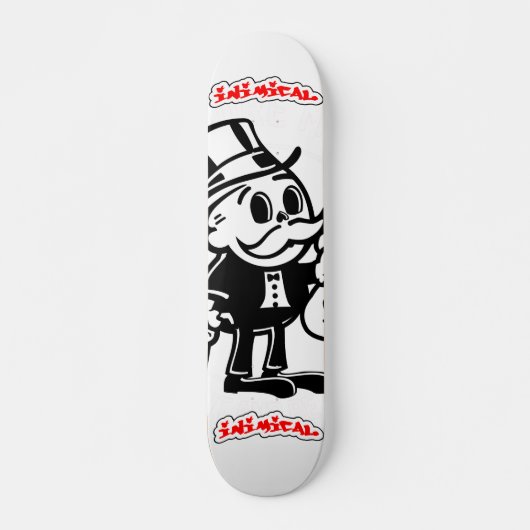 Inimisch Man in contanten Skateboard (Voorkant)