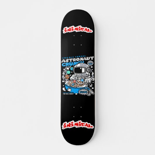 Inimische astronautsnoer skateboard (Voorkant)