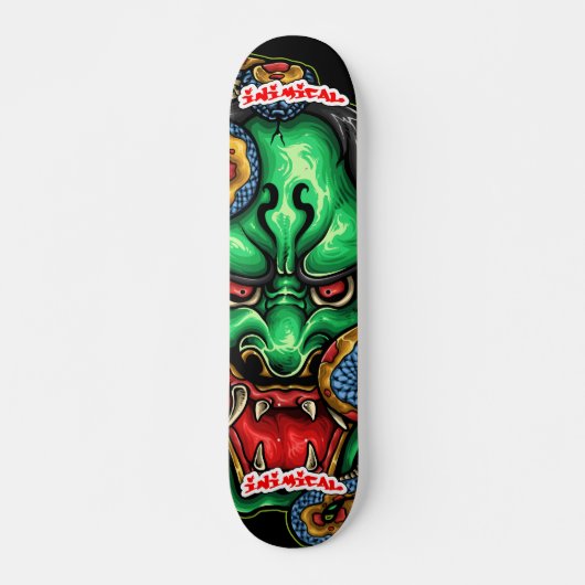 Inimische meester van het slangendek skateboard (Voorkant)