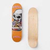 Inimische Ramen Skull Skateboard (Voorkant)