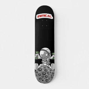 Inimische ruimteboten skateboard