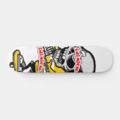 Inimische schedel Skater Skateboard Deck (Horizontaal)