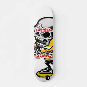 Inimische schedel Skater Skateboard Deck