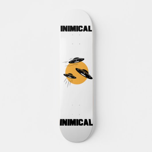 Inimische UFO-aanval! Skateboard (Voorkant)