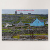 Inisheer Stone Walls Galway Irlande. Jigsaw Puzzle (Horizontal)