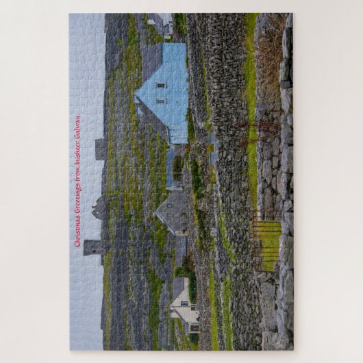 Inisheer Stone Walls Galway Irlande. Jigsaw Puzzle (Vertical)