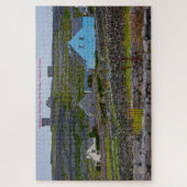 Inisheer Stone Walls Galway Irlande. Jigsaw Puzzle (Vertical)