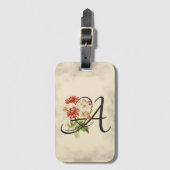 Initiaal A, Anemones Bagagelabel (Voorkant (verticaal))