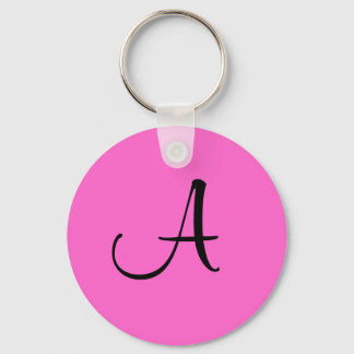 Initiaal "A" Key Ring Sleutelhanger