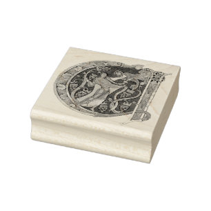 Initiaal A Rubberstempel