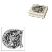 Initiaal A Rubberstempel (Gestempeld)