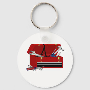 Initiaal A van het Doos van het vaderdag Sleutelhanger