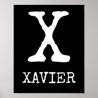 Initiaal Art Print, Tractors, Trucks, Ducks, Bucks