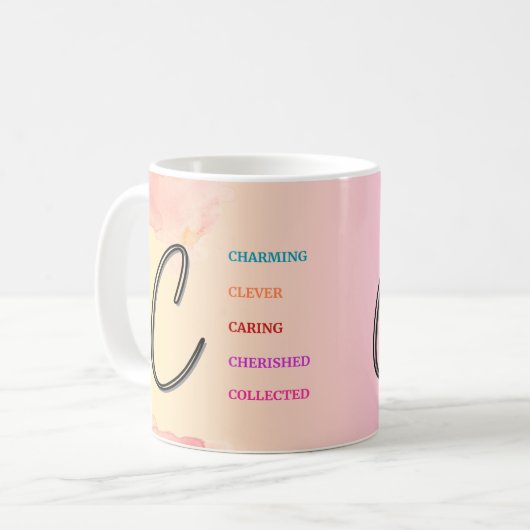 Initiaal "C" Mok (11oz) (Voorkant links)