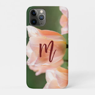 Initiaal cadeau Fotografie rozen Roze iPhone 11 Pro Hoesje