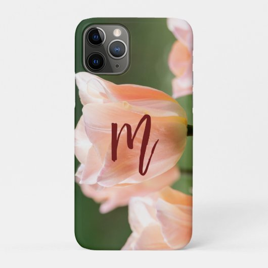 Initiaal  cadeau Fotografie rozen Roze Case-Mate iPhone Case (Achterkant)
