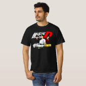 Initiaal d grappig t-shirt (Voorkant volledig)