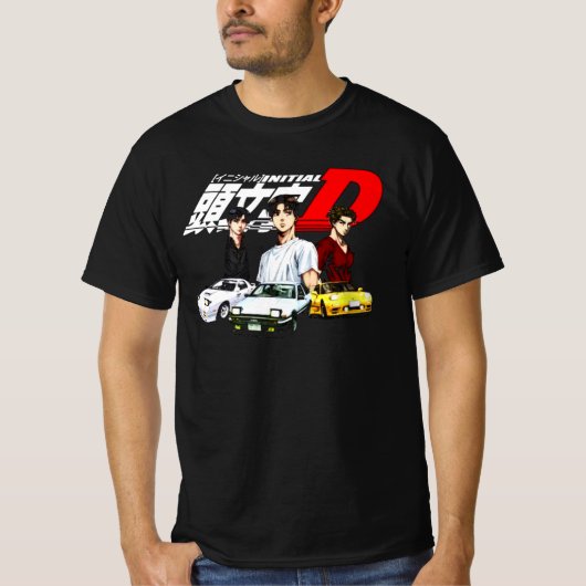 Initiaal d grappig t-shirt (Voorkant)