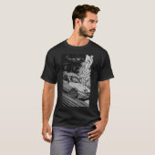 Initiaal D Toyota AE86 Drifting Premium T-Shirt (Voorkant volledig)