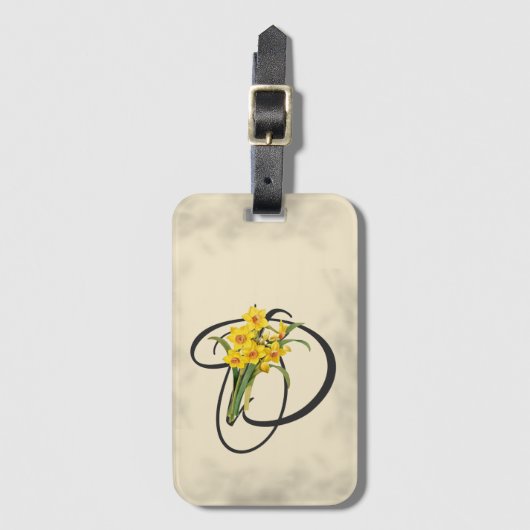 Initiaal D, Vintage Daffodils Bagagelabel (Voorkant (verticaal))