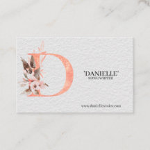 Initiaal - dubbelzijdig Visitekaartje