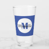 INITIAAL EN NAAM DRINK GLAS (Voorkant)