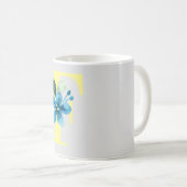 INITIAAL "F" KOFFIEMOK (Voorkant rechts)