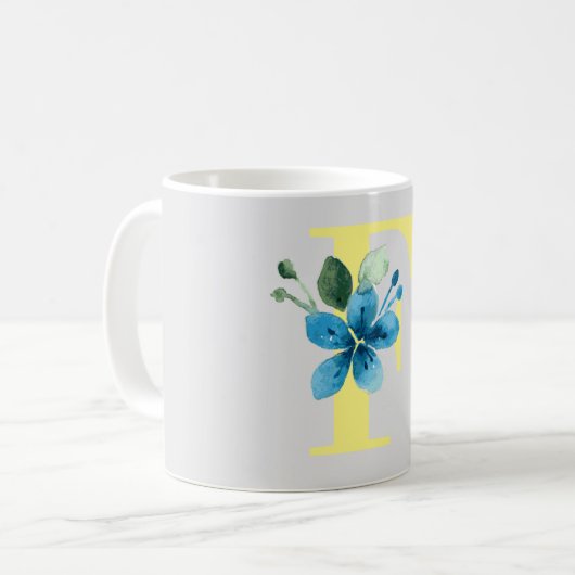 INITIAAL "F" KOFFIEMOK (Voorkant links)