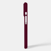 Initiaal gepersonaliseerd Elegant Bourgogne Monogr Case-Mate iPhone Case (Achterkant / Links)