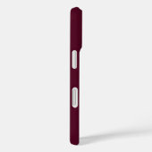 Initiaal gepersonaliseerd Elegant Bourgogne Monogr Case-Mate iPhone Case (Achterkant / Rechts)