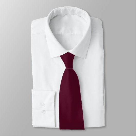 Initiaal gepersonaliseerd Elegant Bourgogne Monogr Stropdas (Gebonden)