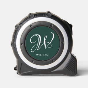 Initiaal gepersonaliseerd Elegant Emerald Monogram Rolmaat