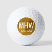 Initiaal Golfballen (Voorkant)