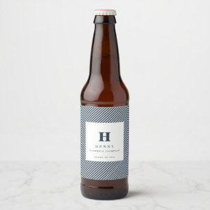 INITIAAL GRADUATION ARTITY blue Bier Etiket