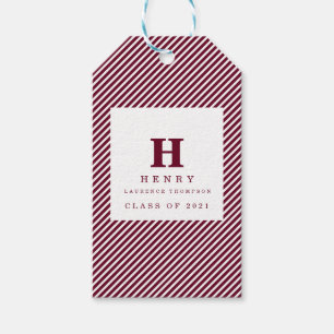 INITIAAL GRADUATION Party GIFT-LABELS Cadeaulabel