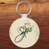 Initiaal J, Jasmine-Sleutelhanger Sleutelhanger (Voorkant)