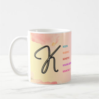 Initiaal "K" Mok (11oz)