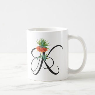 Initiaal K,  Mok koffiekkoffie van Kaiser