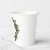 Initiaal kerstcadeautjes op papier papieren bekers (Links)