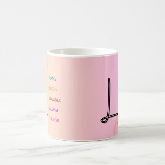 Initiaal "L" Mok (11oz) (Center)