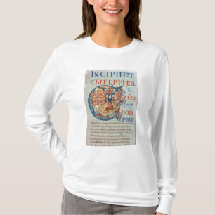 Initiaal Letter "E" Et factum est T-shirt