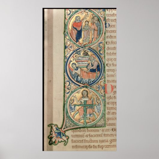 Initiaal letter "I" in princiio Poster (Voorkant)