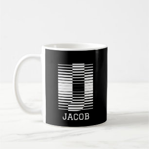 INITIAAL LETTER J - ALFABET NAAM J KOFFIEMOK